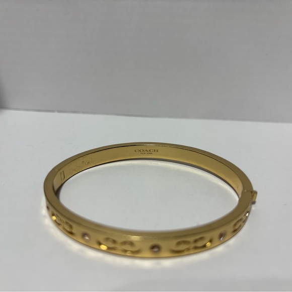 Coach Signature Hinged Bangle - Picture 4 of 6